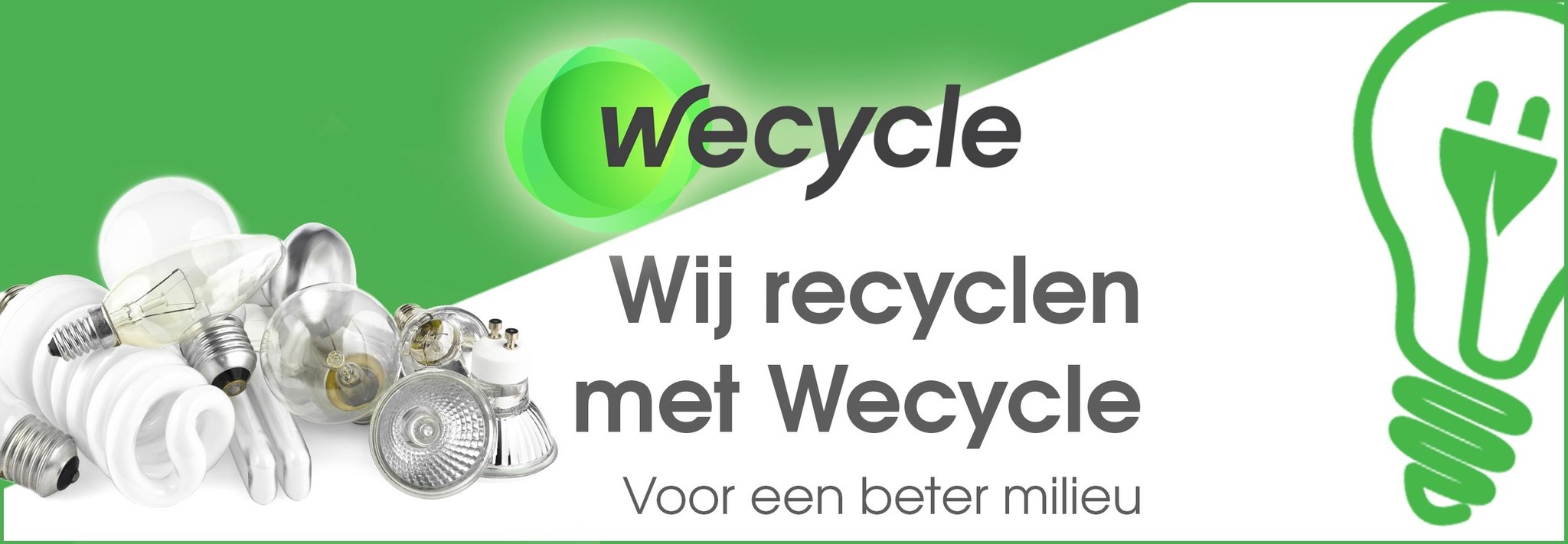 Wij "Wecyclen" graag  jouw  gebruikte lampen