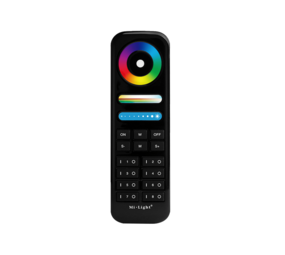 Mi-Light RGB+CCT Afstandsbediening - 8 groepen - Zwart Mi-Light RGB+CCT Afstandsbediening - 8 groepen - Zwart