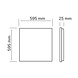 Aigostar LED paneel 60x60cm ECO - 40W 3600lm - 6500K 865 - Flikkervrij - 3 jaar garantie Aigostar LED paneel 60x60cm ECO - 40W 3600lm - 6500K 865 - Flikkervrij - 3 jaar garantie