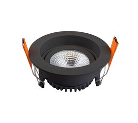 LCB LED Inbouwspot 95mm - IP65 Zwart Verzonken - 5W 420Lm - 827 2700K Warm Wit | Geschikt voor badkamer - Zaagmaat 80MM - Dimbaar - 230v LCB LED Inbouwspot 95mm - IP65 Zwart Verzonken - 5W 420Lm - 827 2700K Warm Wit | Geschikt voor badkamer - Zaagmaat 80MM - Dimbaar - 230v