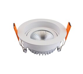 LCB LED Inbouwspot 95mm - IP65 Wit Verzonken - 5W 420Lm - 827 2700K Warm Wit | Geschikt voor badkamer - Zaagmaat 80MM - Dimbaar - 230v LCB LED Inbouwspot 95mm - IP65 Wit Verzonken - 5W 420Lm - 827 2700K Warm Wit | Geschikt voor badkamer - Zaagmaat 80MM - Dimbaar - 230v