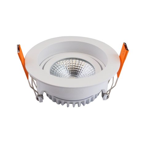 LCB LED Inbouwspot 95mm - IP65 Wit Verzonken - 5W 420Lm - 827 2700K Warm Wit | Geschikt voor badkamer - Zaagmaat 80MM - Dimbaar - 230v LCB LED Inbouwspot 95mm - IP65 Wit Verzonken - 5W 420Lm - 827 2700K Warm Wit | Geschikt voor badkamer - Zaagmaat 80MM - Dimbaar - 230v