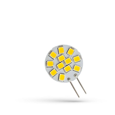 Spectrum LED G4 12V 2W - 3000K warm wit - 30mm Spectrum LED G4 12V 2W - 3000K warm wit - 30mm