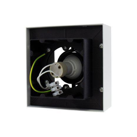 Spectrum LED Plafondspot MIRORA - 1xGU10 fitting - Kantelbaar - Wit/Zwart Spectrum LED Plafondspot MIRORA - 1xGU10 fitting - Kantelbaar - Wit/Zwart