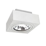 Spectrum LED Plafondspot MIRORA - 1xGU10 AR111 fitting - Kantelbaar - Wit
