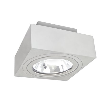 Spectrum LED Plafondspot MIRORA - 1xGU10 AR111 fitting - Kantelbaar - Wit - Excl. lichtbron Spectrum LED Plafondspot MIRORA - 1xGU10 AR111 fitting - Kantelbaar - Wit - Excl. lichtbron