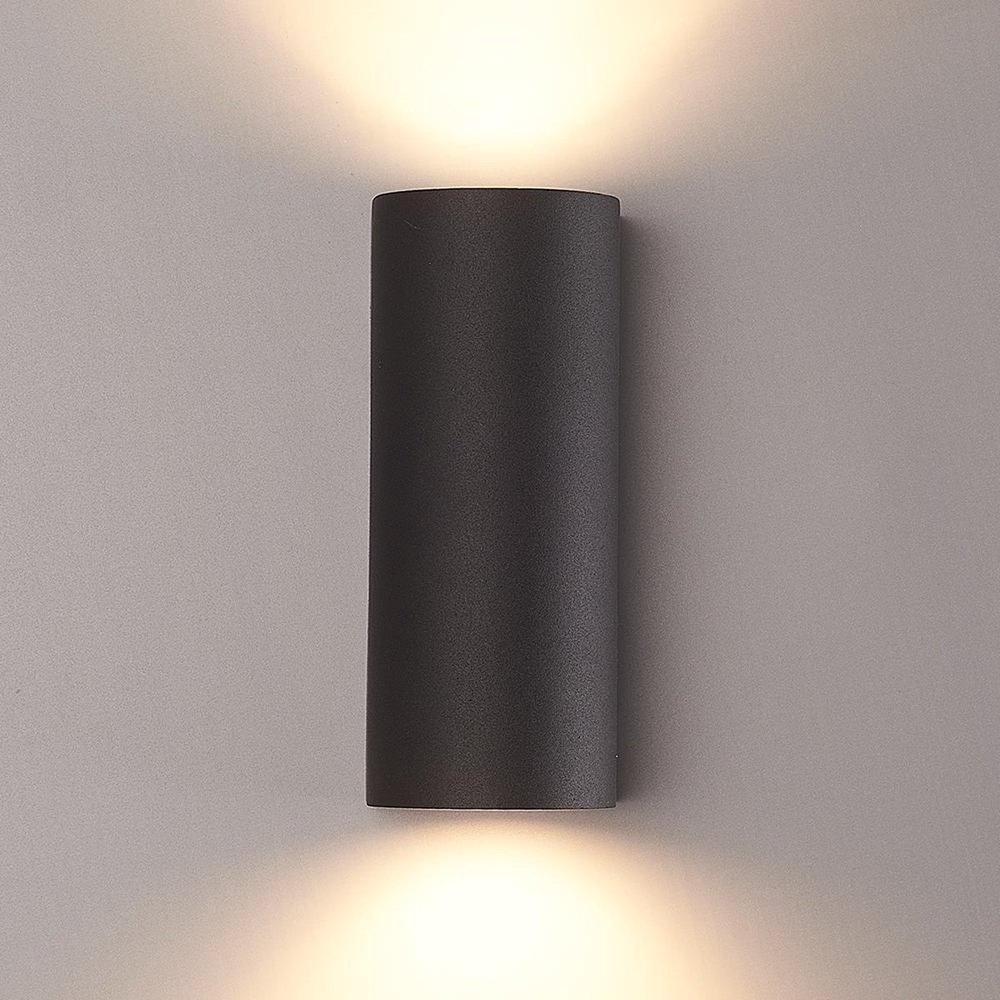 Braytron LED Wandlamp Buiten Up & Down - 2x GU10 - Aluminium - Antraciet Braytron LED Wandlamp Buiten Up & Down - 2x GU10 - Aluminium - Antraciet