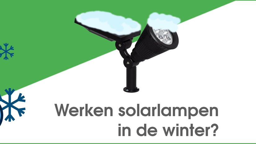 Werken solarlampen in de winter?