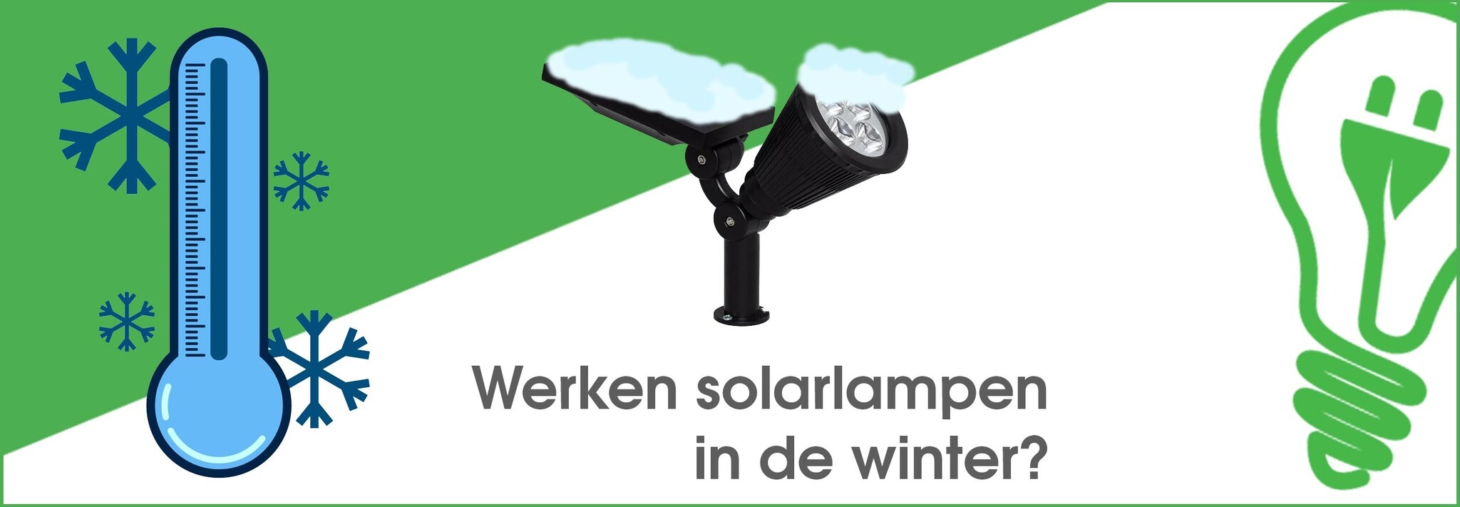 Werken solarlampen in de winter?