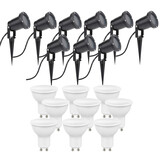 LCB Set van 9 LED Prikspot 28cm kabel - 9x 4W - 3000K - IP54 - Zwart LCB Set van 9 LED Prikspot 28cm kabel - 9x 4W - 3000K - IP54 - Zwart