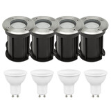 Spectrum Set van 4 LED Grondspot Buiten - 4x 4W - 3000K - IP67