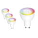 LCB 4-Pack WiFi LED Spots - 5W - RGB+CCT alle lichtkleuren - Bediening met de App LCB 4-Pack WiFi LED Spots - 5W - RGB+CCT alle lichtkleuren - Bediening met de App