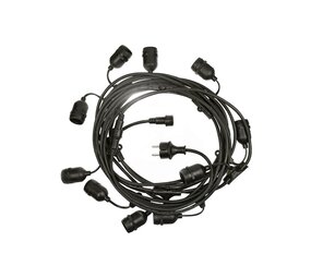 LCB Prikkabel lichtslinger 30m (3x10m) - Incl. 30x LED Lamp G45 - 1W - 3000K LCB Prikkabel lichtslinger 30m (3x10m) - Incl. 30x LED Lamp G45 - 1W - 3000K