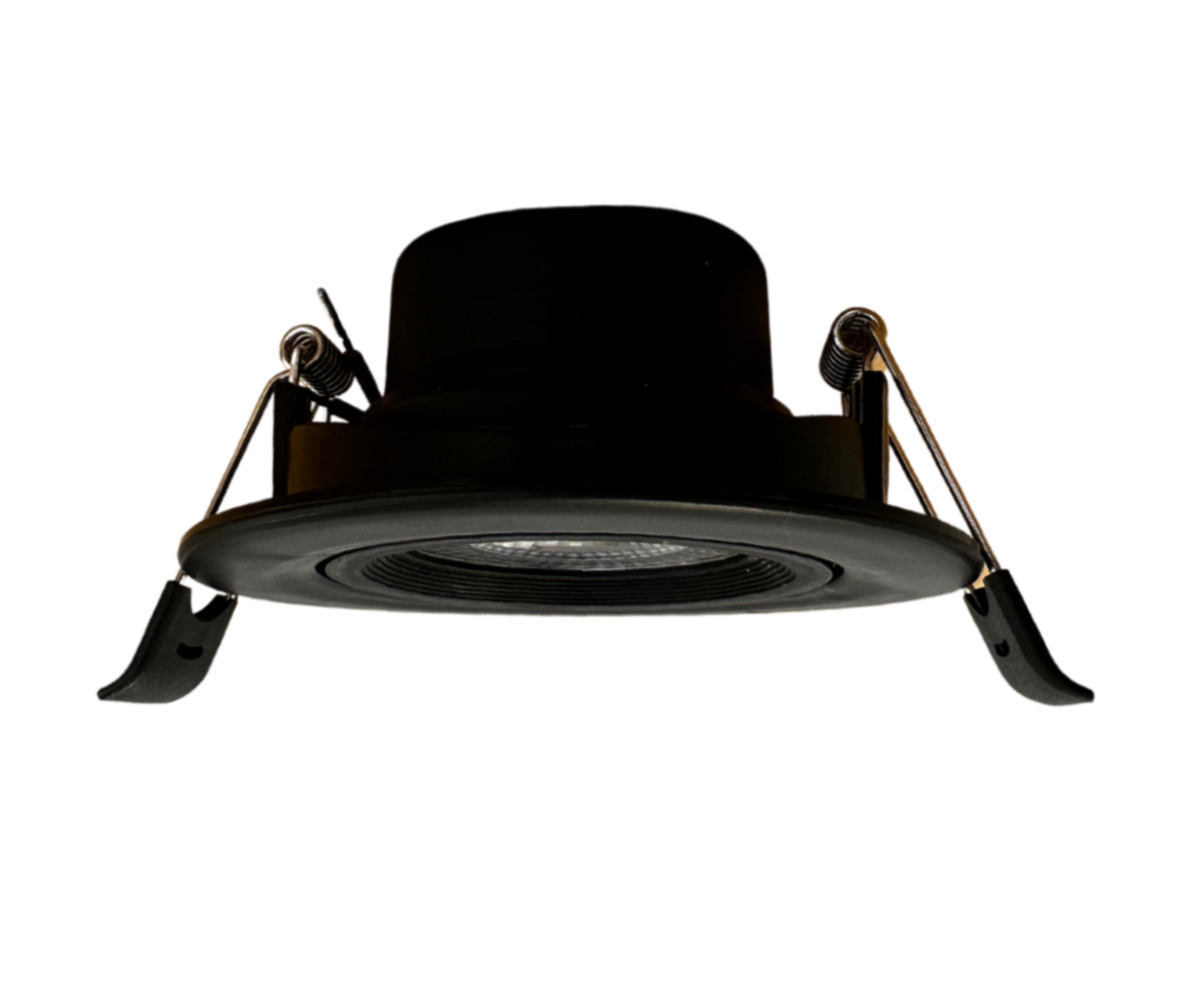 LCB Set van 6 LED inbouwspot Dimbaar - 5W vervangt 50W - 3000K - Kantelbaar - Zwart LCB Set van 6 LED inbouwspot Dimbaar - 5W vervangt 50W - 3000K - Kantelbaar - Zwart