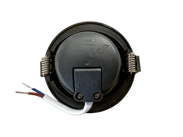 LCB Set van 6 LED inbouwspot Dimbaar - 5W vervangt 50W - 3000K - Kantelbaar - Zwart LCB Set van 6 LED inbouwspot Dimbaar - 5W vervangt 50W - 3000K - Kantelbaar - Zwart