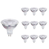 LCB Set van 10 LED Spot Dimbaar - GU5.3 MR16 - 3W - 2700K warm wit licht