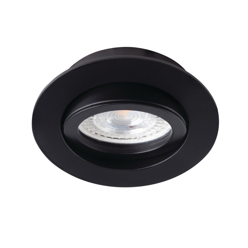 Kanlux LED Inbouwspot kantelbaar - Zaagmaat 70mm - Buitenmaat 82mm - Zwart Kanlux LED Inbouwspot kantelbaar - Zaagmaat 70mm - Buitenmaat 82mm - Zwart
