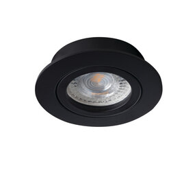 Kanlux LED Inbouwspot kantelbaar - Zaagmaat 70mm - Buitenmaat 82mm - Zwart Kanlux LED Inbouwspot kantelbaar - Zaagmaat 70mm - Buitenmaat 82mm - Zwart