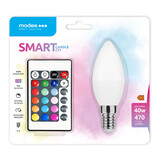 Modee OP=OP LED Lamp E14 C35 - 4,9W RGBW - incl. IR Afstandsbediening Modee OP=OP LED Lamp E14 C35 - 4,9W RGBW - incl. IR Afstandsbediening