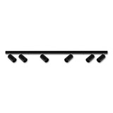 LCB OP=OP LED plafondspot mat zwart - 6 verstelbare spots - GU10 aansluiting