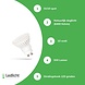 Spectrum LED GU10 spot - 10W vervangt 100W - 6400K daglicht wit - keramisch Spectrum LED GU10 spot - 10W vervangt 100W - 6400K daglicht wit - keramisch