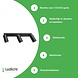 LED plafondspot mat zwart - 3 verstelbare spots - GU10 aansluiting LED plafondspot mat zwart - 3 verstelbare spots - GU10 aansluiting