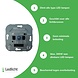 LCB LED dimmer Fase af- en aansnijding - Geschikt voor alle dimbare LED-verlichting tot max. 300W LCB LED dimmer Fase af- en aansnijding - Geschikt voor alle dimbare LED-verlichting tot max. 300W