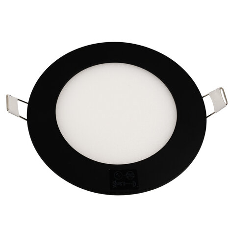 Aigostar OP=OP LED inbouwspot badkamer -  4.8W 400lm - 3000K –Zaagmaat 70mm - Buitenmaat 89mm - Zwart - Rond Aigostar OP=OP LED inbouwspot badkamer -  4.8W 400lm - 3000K –Zaagmaat 70mm - Buitenmaat 89mm - Zwart - Rond