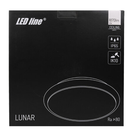 LED Line LED Bulkhead Lunar Wit 22W 1870lm - 840 Koel Wit | 300mm - IP65| 5 jaar garantie