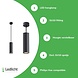 LED Hanglamp IDAR - GU10 fitting - 1m verstelbare kabel - Zwart LED Hanglamp IDAR - GU10 fitting - 1m verstelbare kabel - Zwart