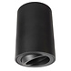 LED Line LED plafondspot - Tube rond - Zwart - met GU10 fitting - kantelbaar - excl. LED spot LED Line LED plafondspot - Tube rond - Zwart - met GU10 fitting - kantelbaar - excl. LED spot