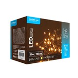 Modee Kerstverlichting lichtsnoer - 10 meter 100leds - 2550K warm wit licht - 220V Adapter