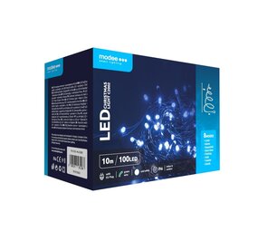 Modee Kerstverlichting lichtsnoer - 10 meter 100leds - 10000K koud wit licht - 220V Adapter Modee Kerstverlichting lichtsnoer - 10 meter 100leds - 10000K koud wit licht - 220V Adapter