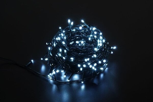 Modee Kerstverlichting lichtsnoer - 10 meter 100leds - 10000K koud wit licht - 220V Adapter