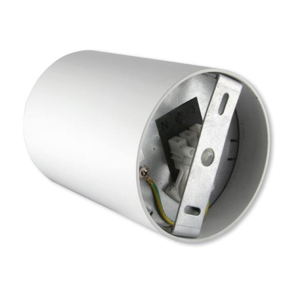 Spectrum OP=OP LED plafondspot - Tube rond - Wit - met GU10 fitting - kantelbaar - excl. LED spot Spectrum OP=OP LED plafondspot - Tube rond - Wit - met GU10 fitting - kantelbaar - excl. LED spot