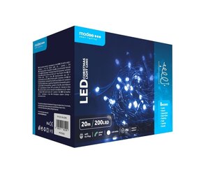 Modee Kerstverlichting lichtsnoer - 20 meter 200leds - 10000K daglicht wit - 220V Adapter Modee Kerstverlichting lichtsnoer - 20 meter 200leds - 10000K daglicht wit - 220V Adapter