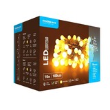 Modee Kerstverlichting lichtsnoer - 10 meter 100leds - 2550K warm wit licht - 220V Adapter Modee Kerstverlichting lichtsnoer - 10 meter 100leds - 2550K warm wit licht - 220V Adapter