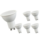 LCB Voordeelpak 6 stuks - LED spot GU10 - 6W vervangt 40W - 6000K daglicht wit
