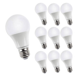 Modee Voordeelpak 10 stuks - LED lamp - E27 fitting - 15W vervangt 98W - Warm wit licht 3000K
