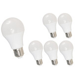 LCB Voordeelpak 6 stuks - LED lamp E27- A60 - 7W - 4000K helder wit licht