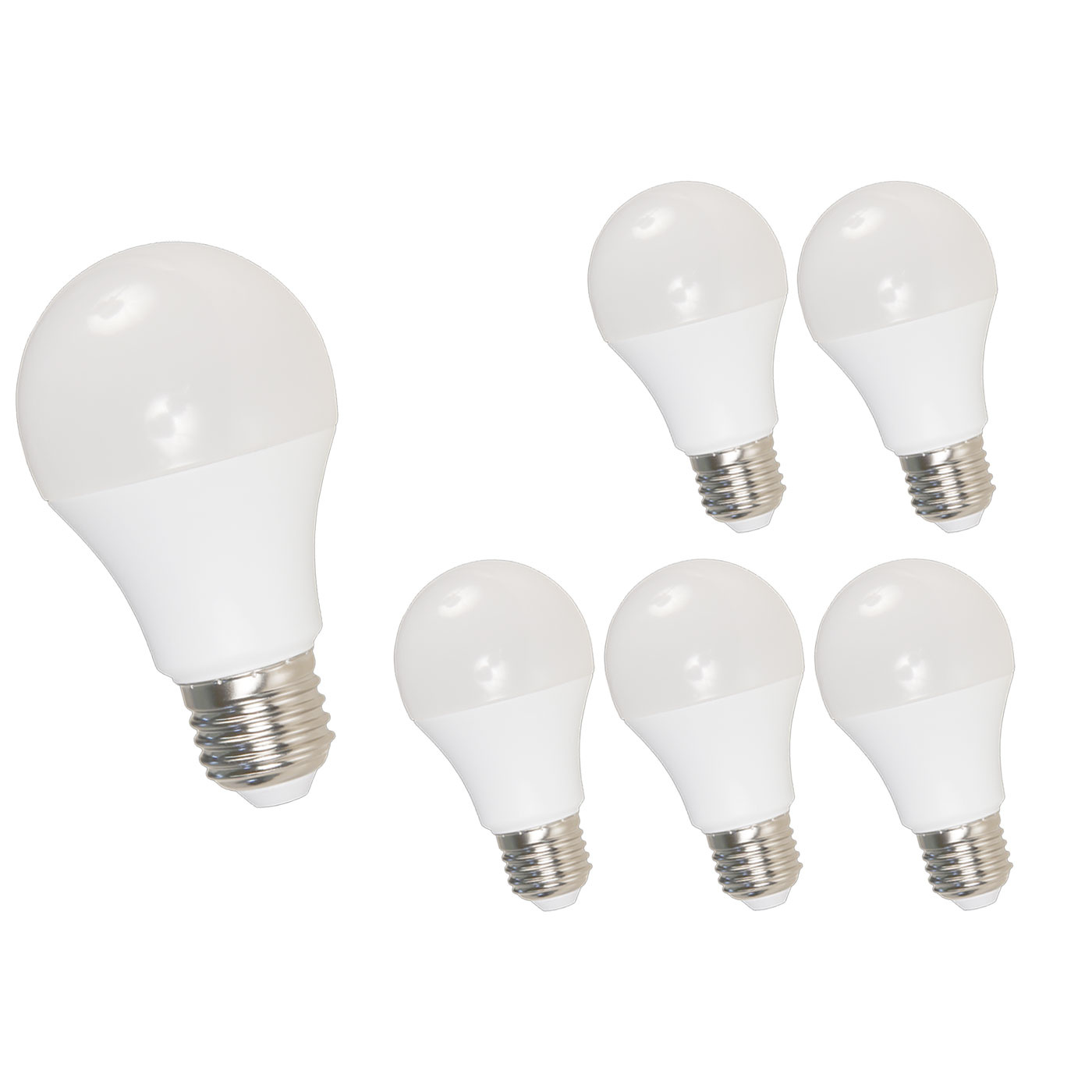 LED lamp E27- A60 - 7W vervangt 70W - 3000K 