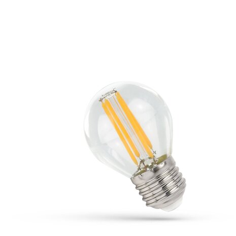 LCB Voordeelpak 6 stuks - LED Lamp G45 - E27 fitting - 4W Filament - 2700K warm wit licht LCB Voordeelpak 6 stuks - LED Lamp G45 - E27 fitting - 4W Filament - 2700K warm wit licht