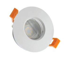 Spectrum LED inbouwspot Badkamer IP65 - Zaagmaat 74mm - Buitenmaat 83mm - Wit - Aluminium Spectrum LED inbouwspot Badkamer IP65 - Zaagmaat 74mm - Buitenmaat 83mm - Wit - Aluminium