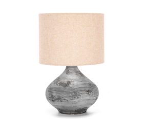 Aigostar LED Tafellamp - Keramiek en Linnen - E14 fitting