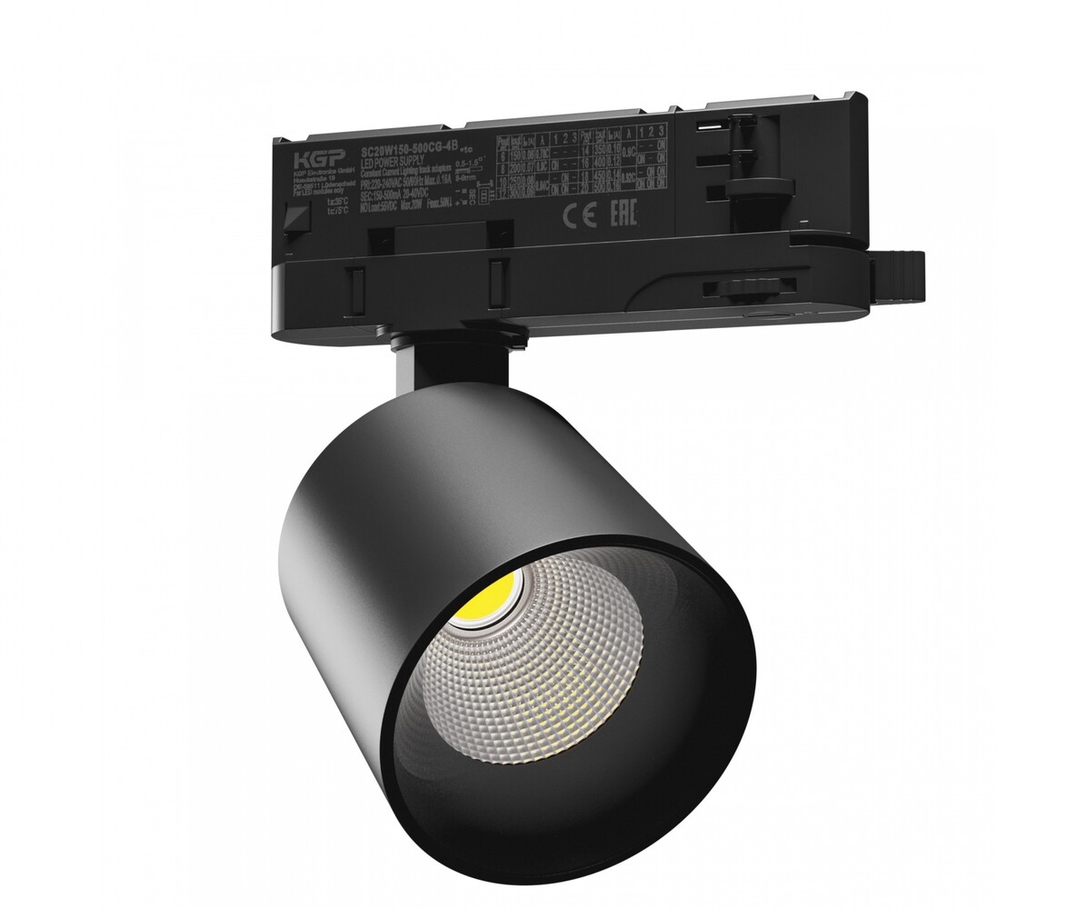 Spectrum LED Railspot Artemida Zwart 42W-12W |  3800lm-1300lm | 36D - 940 Koel Wit | Beste Kleurweergave Spectrum LED Railspot Artemida Zwart 42W-12W |  3800lm-1300lm | 36D - 940 Koel Wit | Beste Kleurweergave