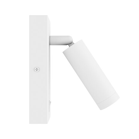 Spectrum LED Bedlamp met aan- uitschakelaar - 1xGU10 35mm- 38X95mm - Wit - Aluminium Spectrum LED Bedlamp met aan- uitschakelaar - 1xGU10 35mm- 38X95mm - Wit - Aluminium