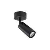 Spectrum Wandspot Madara Slim incl. schakelaar - Fitting GU10 - Mini ⌀35mm - 36X95X165 - Zwart - Excl. GU11 Spot