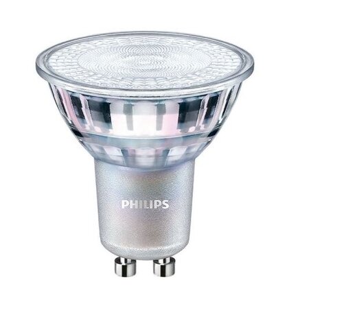 Philips Philips MASTER Value LED Spot GU10 PAR16 - 3,7W - 365 Lumen - 3000K Warm Wit - CRI90 - Dimbaar - 60° - IP20 - Vervangt 50W Halogeen Philips Philips MASTER Value LED Spot GU10 PAR16 - 3,7W - 365 Lumen - 3000K Warm Wit - CRI90 - Dimbaar - 60° - IP20 - Vervangt 50W Halogeen