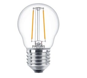 Philips officieel distributeur Corepro LEDluster E27 Kogel Filament Helder 2W 250lm - 827 Zeer Warm Wit | Vervangt 25W