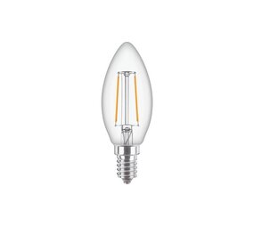 Philips Corepro LED Kaars E14 Filament Helder 2W 250lm – 827 – Zeer Warm Wit | Vervangt 25W Philips Corepro LED Kaars E14 Filament Helder 2W 250lm – 827 – Zeer Warm Wit | Vervangt 25W